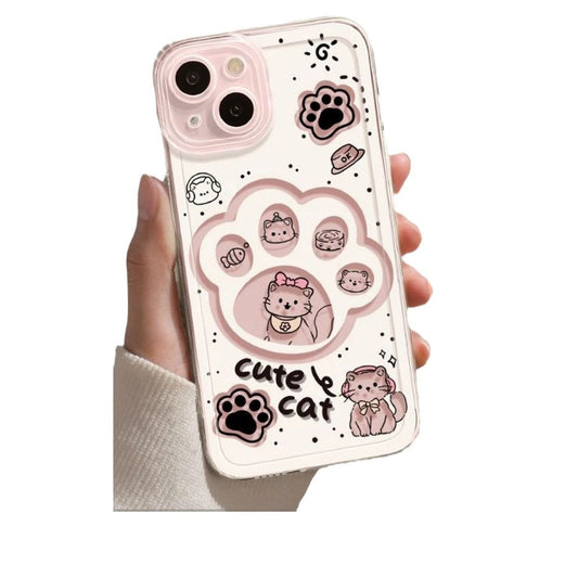 Phone Case Cute Claw Transparent All-inclusive