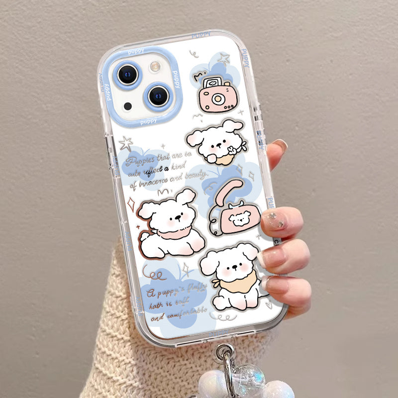 Applicable All-inclusive Protective Case Cute Cartoon Puppy