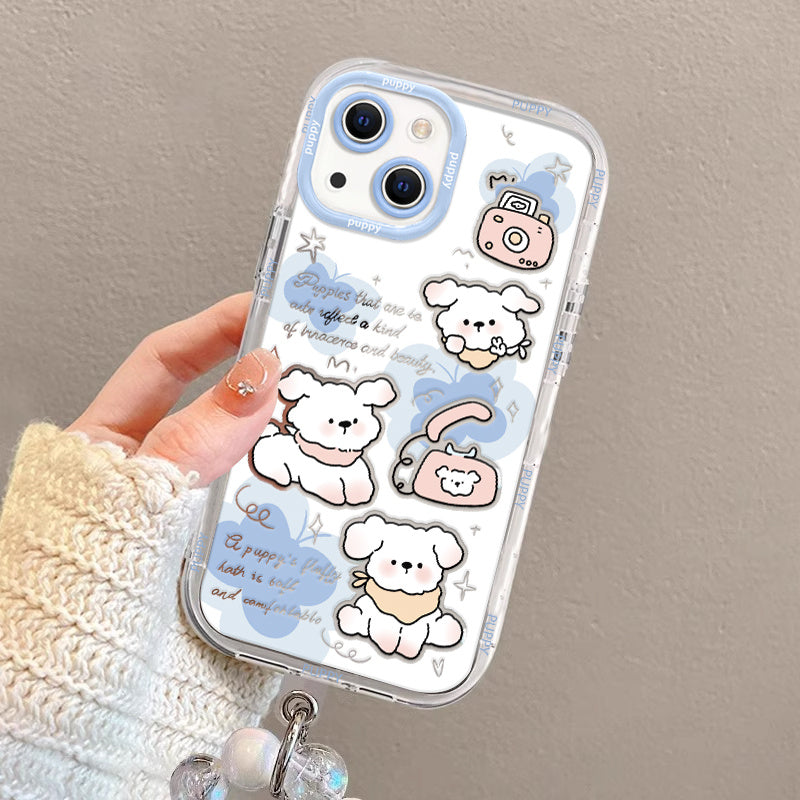 Applicable All-inclusive Protective Case Cute Cartoon Puppy