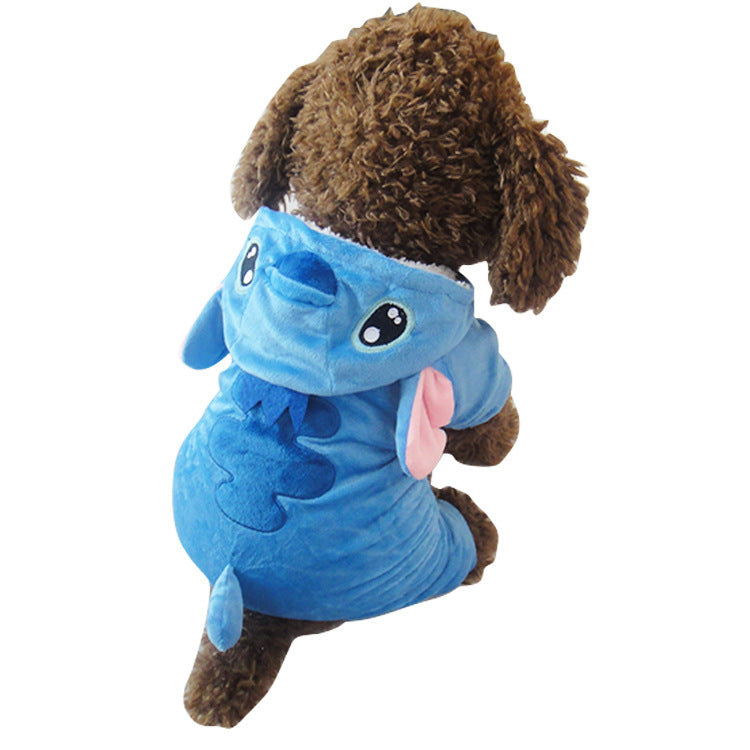 Pet Dog Teddy Four-legged Clothes